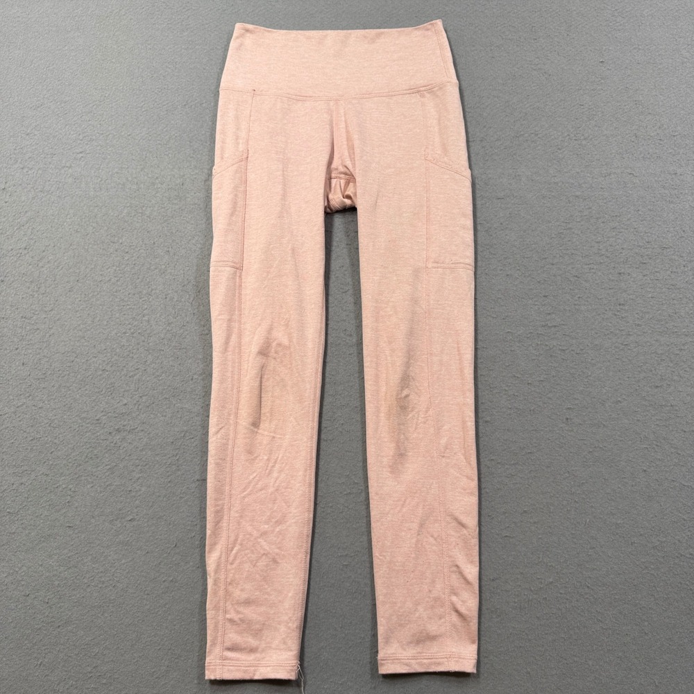 Aerie Chill Play Move Leggings Women's Medium Pink High Rise Gym Yoga Activewear